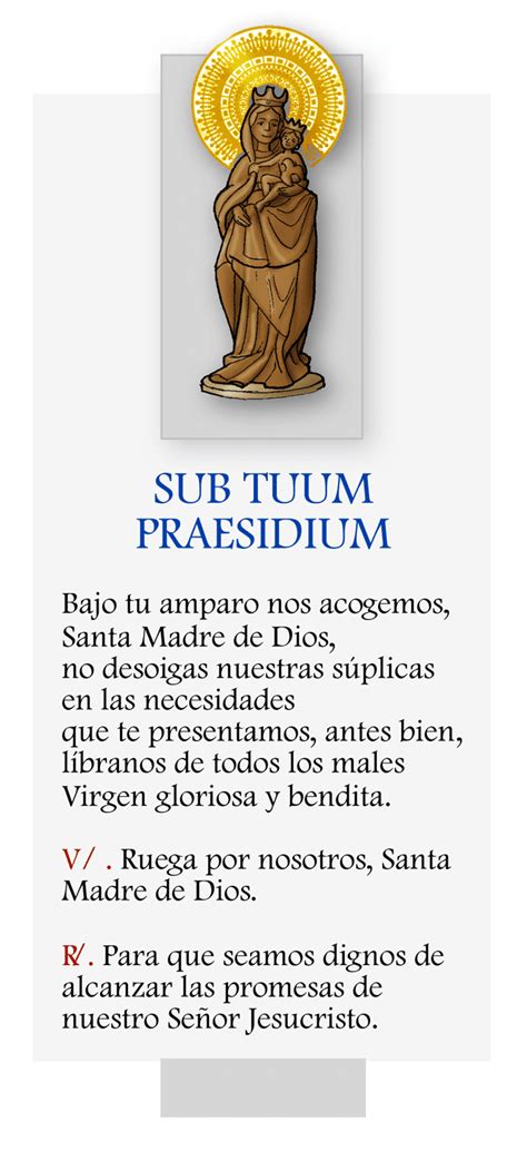 tusub|Sub tuum praesidium